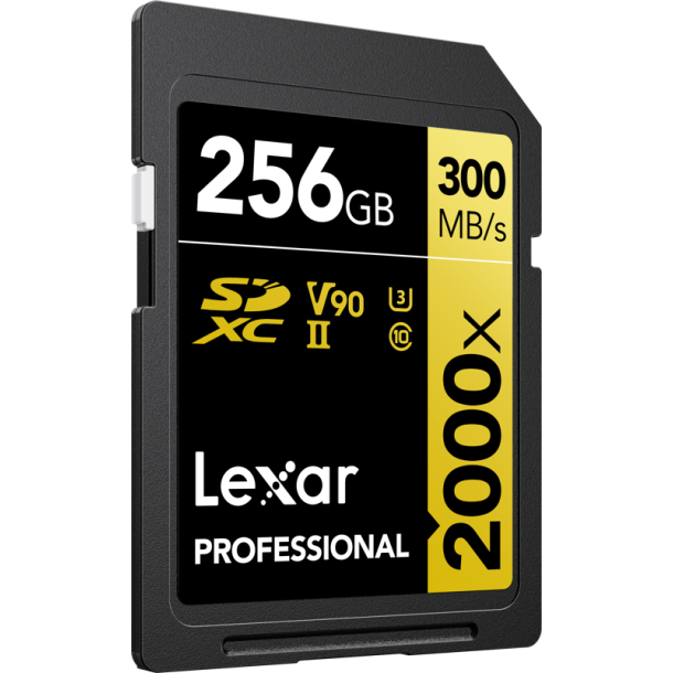 SDXC Pro 2000X UHS-II U3 R300/W260 (V90) 256GB