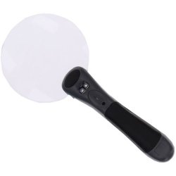 hndholdt lup 2,5X lux 90mm LED