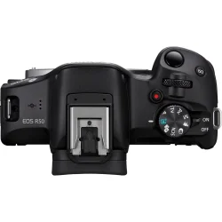 Canon EOS R50 Mirrorless Camera, Black + RF-S 18-45mm IS STM Lens + RF-S 55-210mm IS STM 