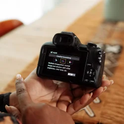 Canon EOS R50 Mirrorless Camera, Black + RF-S 18-45mm IS STM Lens + RF-S 55-210mm IS STM 