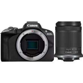 Canon EOS R50 Mirrorless Camera, Black + RF-S 18-150mm F3.5-6.3 IS STM