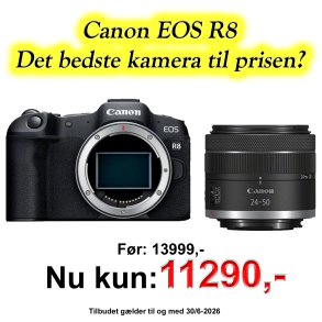 Canon EOS R8 Mirrorless Camera + RF 24-50mm F4.5-6.3 IS STM